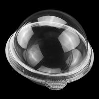 Boîte à bulles sphérique en plastique PET, coque transparente, emballage pour bombe de bain