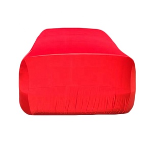 Роскошный пыленепроницаемый красный супер эластичный чехол для автомобиля с логотипом на заказ для 987 - Product Image 6