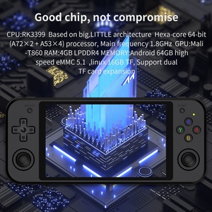 Reproductor de mano para consola N64/PSP, <span class=keywords><strong>audio</strong></span> mejorado, luz de Luna, Android, Linux, auténtico estéreo, seguro, para videojuegos decentes, RG552 - Product Image 5