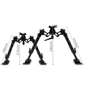 Support de tir réglable V9 pliable avec trépied et monture <span class=keywords><strong>QD</strong></span> 20 mm, accessoires universels pour l'extérieur - Product Image 5