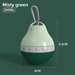 Botella de Agua de Silicona de Grado Alimenticio 2 <span class=keywords><strong>en</strong></span> 1 a Prueba de Fugas con Mosquetón para Paseos al Aire Libre, para Perros, Gatos y Mascotas - Product Image 3