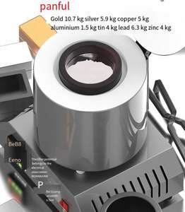 Four de fusion de métaux à induction pour l'or, le cuivre, l'argent, l'aluminium, résistant aux hautes températures - Product Image 2