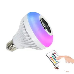 Music Bulb E27 RGB Led Bulb With Wireless Speaker Remote Smart Music Play Lamp Speaker Bulb