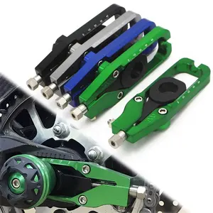 REALZION motosiklet parçaları zincir ayarlayıcı regülatörü gergi raptiye salınım kolu kaymak için KAWASAKI Z900 ZR900 2017-2020
