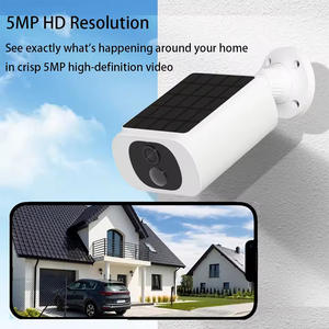 كاميرا مراقبة لاسلكية تعمل بالطاقة الشمسية من Innotronik، مقاومة للماء IP66، بطارية طويلة العمر، كاميرا مراقبة تعمل بالطاقة الشمسية مع إضاءة كاشفة - Product Image 2