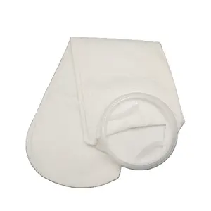 Bolsas de filtro de malla de nailon, anillo de plástico de 5, 10, 25, 75 y 100 micras para filtro de agua/aceite, bolsas de filtro líquido industrial de 2x10 pulgadas, 50 micras