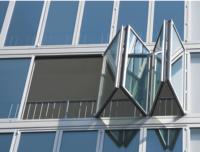 Fenêtre en aluminium Style et taille personnalisés Fenêtres pliantes de balcon revêtues de poudre