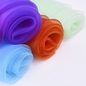 <span class=keywords><strong>Tissu</strong></span> en organza et tulle haute densité, écologique, léger et antistatique, pour jupes <span class=keywords><strong>de</strong></span> mariage pour filles, maille en fil <span class=keywords><strong>de</strong></span> verre tissé - Product Image 2