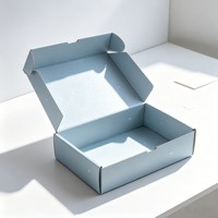 Boîtes en carton ondulé kraft personnalisées, recyclables, pour emballage de bougies, avec gaufrage et impression de logo pailleté