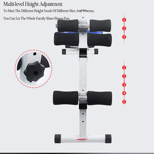 조절 가능한 금속 복근 벤치 홈짐 곡선형 인클라인/디클라인 접이식 근력 트레이닝 웨이트 벤치 - Product Image 3