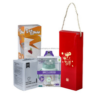 Boîte d'emballage en plastique PVC 50 unités, boîte transparente de blister en PET boîte pliante PP pour aliments et objets