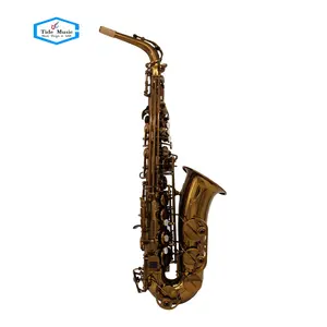 OEM/ODM Profesional Ya S 82 Pernis Emas Gelap Alto Saksofon