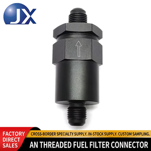 Filtre à carburant en ligne usiné CNC série JXSS102, AN6 AN8 mâle-mâle, 900L/H, haut débit, faible chute de pression, pour voiture, moto, course - Product Image 6