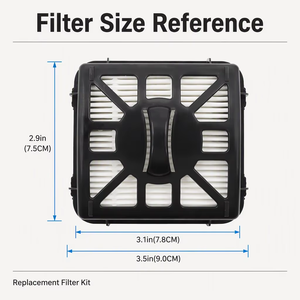 Nouveau filtre à charbon actif Hepa pour aspirateur <span class=keywords><strong>robot</strong></span> <span class=keywords><strong>Shark</strong></span> <span class=keywords><strong>Iq</strong></span> R101AE RV1000S UR1000SR UR1005AE AV911S, filtre anti-poussière pour poils d'animaux - Product Image 2