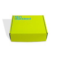 Cajas de cartón corrugado de alta gama respetuosas con el medio ambiente personalizadas con laminado mate y logotipo de doble cara para embalaje de regalo