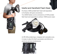 Flash de Studio Photo Godox AD600B TTL 600W GN87 Synchronisation Haute Vitesse 2.4G Sans Fil 8700mAh – DF Vente en Gros