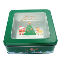 OEM Factory Offer Multifunktion ale PVC Weihnachts baum Geschenk dose Box für Candy Cookie Cake Verpackung Weihnachts geschenk Idee