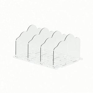 Organizador de Bolsos de Acrílico Personalizado, de Doble Nivel, Tipo Soporte, 126x48x40cm, Estilo Clásico Moderno, No Plegable, para Sala de Estar - Product Image 1