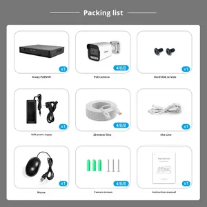 5.0 triệu CMOS cảm biến HD ngoài trời máy ảnh 8-kênh Kit với phát hiện chuyển động <span class=keywords><strong>NVR</strong></span>-POE DVR - Product Image 5