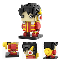 MOC7676 Future Island Luffy, 198 Piezas, Bloques de Construcción, Modelo Educativo de Anime para Armar, Coleccionable, Bloques de Construcción DIY, Regalo para Niños