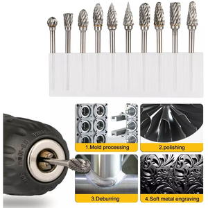 Ensemble de fraises rotatives en carbure de tungstène 1/8\" 24h-Expédition depuis l'entrepôt américain Compatible avec les outils Dremel Fraises à graver - Product Image 5