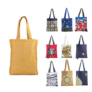 Bolsas de Compra Reutilizables Grandes con Cremallera, Plegables, de Algodón Ecológico Lavable Personalizadas de Gahumi, con Diseño de Animales Adorables - Product Image 4
