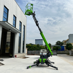 מעלון טלסקופי הידראולי נייד 380V חדש, מעלון אדם נגרר עם זרוע מפרקית לרכבים ממונעים - Product Image 1