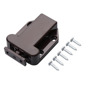 Practical Strong Bite Force POM ABS Plastic Steel Kitchen <b>Door</b> Hinge Damper in Brown Grey Black White for Apartment Hospital Gym - Product Image 2