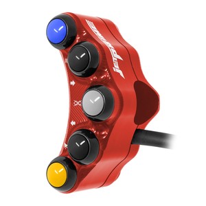 Interruptor de manillar izquierdo para MV Agusta Brutale (rojo) - Product Image 2