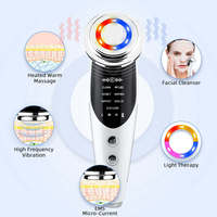 7 en 1 outils de soins de la peau rajeunissement de la peau serrant la Machine Masajeador microcourant dispositif facial masseur de visage dispositif de levage