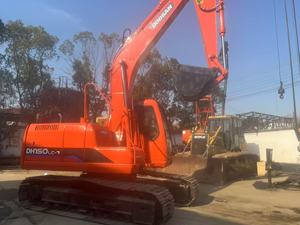 Doosan รถขุดตีนตะขาบมือสองจากญี่ปุ่น DH150LC-7ชั่วโมงการทำงานที่มีคุณภาพสูงสำหรับงานก่อสร้าง - Product Image 4