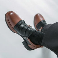 Designer Elegante Herren Leder Formelle Arbeitsschuhe Schöne Italienische Leichte Anzugschuhe Freizeitschuhe Slipper Herrenschuhe
