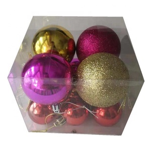 Conception personnalisée Peinte À La Main Grande <span class=keywords><strong>Boule</strong></span> <span class=keywords><strong>De</strong></span> <span class=keywords><strong>Noël</strong></span> En Plastique - Product Image 6
