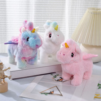 Cadeau promotionnel, animaux en peluche, jouet en peluche, licorne, ailes électriques, cheval volant, simulation de cheval, sons et lumières électroniques
