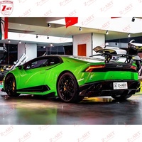 Z-ART DM Style Prepreg Trockener Kohlefaser-Heckdiffusor Passend für Lamborghini Huracan LP610 Exterieur-Tuning-Teile