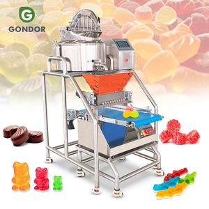 Gummy Bear Jelly Gummy Candy Full Automatic Table-Top Mini Table Top <b>Chocolate</b> Depositor Form <b>Make</b> <b>Machine</b> - Product Image 1