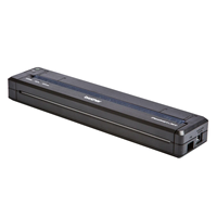 Brother Printer Resi termal langsung A4 portabel, PJ722 8 Ppm resolusi 300x300 baterai Mini USB isi ulang garansi 1 tahun