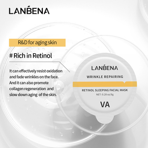 Masque facial de nuit LANBENA, vitamine C, blanchissant, rétinol, anti-âge, élimination de l'acné, hydratant - Product Image 3