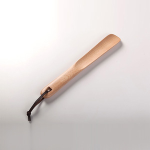プセルライフ カスタムロゴ ブナ材 木製靴べら ロングハンドル クラシックスタイル 木工品 ギフト - Product Image 5