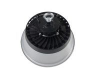 Luminaire LED UFO à intensité variable IP65, coque noire, pour gymnase, centre commercial, éclairage commercial de plafond, garantie 3 ans