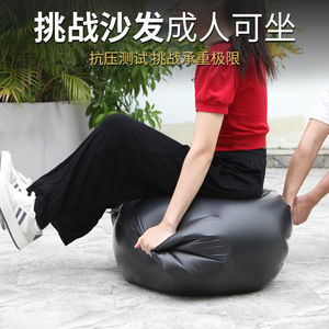 Black Extra Large Commercial Trash Bags Thickened Flat Mouth For Outdoor Cleaning Use Xl Size 1000 Pcs Per Carton - Product Image 3