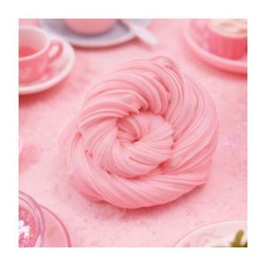 Kit de loisirs créatifs DIY Pastel Cotton Charms : Slime au beurre pailleté, textures d'argile mélangées, perles en mousse, parfumées, pour la création de jouets - Product Image 3