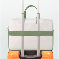 Housse d'ordinateur portable personnalisée avec dessin animé, étui de transport portable pour ordinateur, sac de protection pour ordinateur portable avec poignée