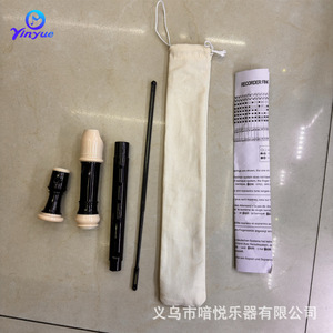 Flauta Dulce Soprano de Plástico de 8 Orificios Yinyue para Adultos, Niños y Principiantes, Instrumento Musical con Bolsa y Guía - Product Image 1