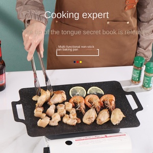 Ménage Maifan <span class=keywords><strong>pierre</strong></span> antiadhésive non toxique moderne <span class=keywords><strong>plaque</strong></span> de gril extérieur Teppanyaki Camping <span class=keywords><strong>Barbecue</strong></span> <span class=keywords><strong>plaque</strong></span> carrée de style coré<span class=keywords><strong>en</strong></span> - Product Image 3