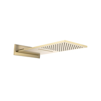Ensemble de douche en laiton chromé design 2025, moderne, triple commande, avec pommeau de douche pluie/jet/massage et cascade, mitigeur inclus