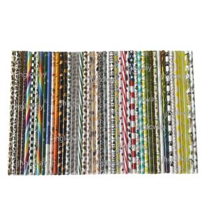 Stampa <span class=keywords><strong>leopardo</strong></span> personalizzata bere PP plastica dura stampa cannucce riutilizzabili in plastica modello ghepardo rosa - Product Image 1