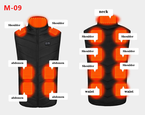 Chaleco térmico de invierno aislado para hombre con calefacción eléctrica USB para actividades al aire libre-Esquí Camping Motocicleta - Product Image 2