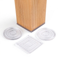 Protections de pieds de meubles en silicone réutilisables, autocollantes, antidérapantes, silencieuses, transparentes, écologiques, coussinets d'absorption des chocs