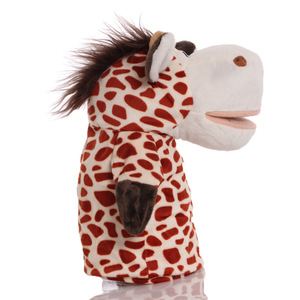 Marionnette à main belle forêt animaux <span class=keywords><strong>marionnettes</strong></span> à main pour enfants personnalisé chien chat Lion marionnette à main tissu personnalisé peluche jouets en peluche - Product Image 6